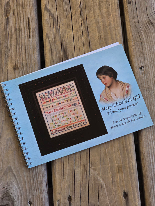 Hands Across The Sea Samplers - Mary Elizabeth Gill - Cross Stitch Pattern Booklet