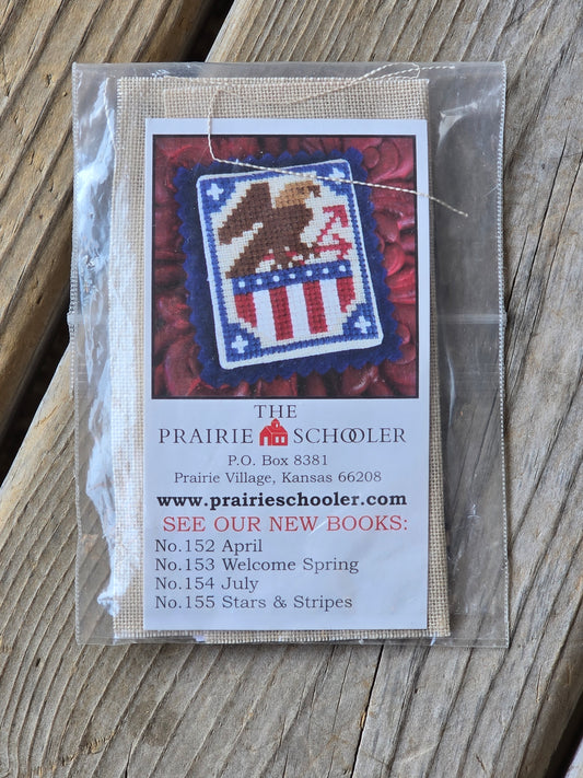 The Prairie Schooler - Stars and Stripes - Mini Promo Card - Cross Stitch Kit