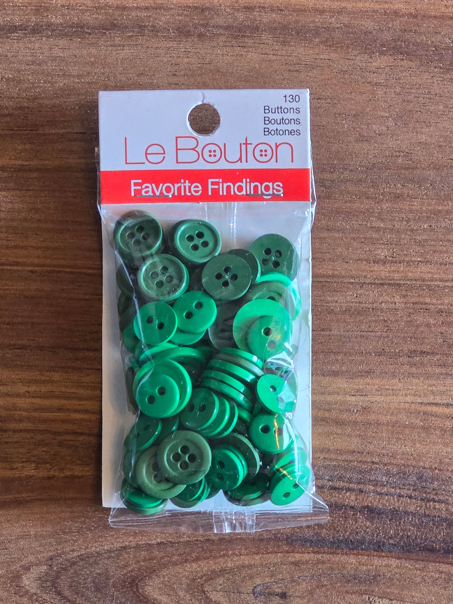 Favorite Findings - Le Bouton Green Buttons