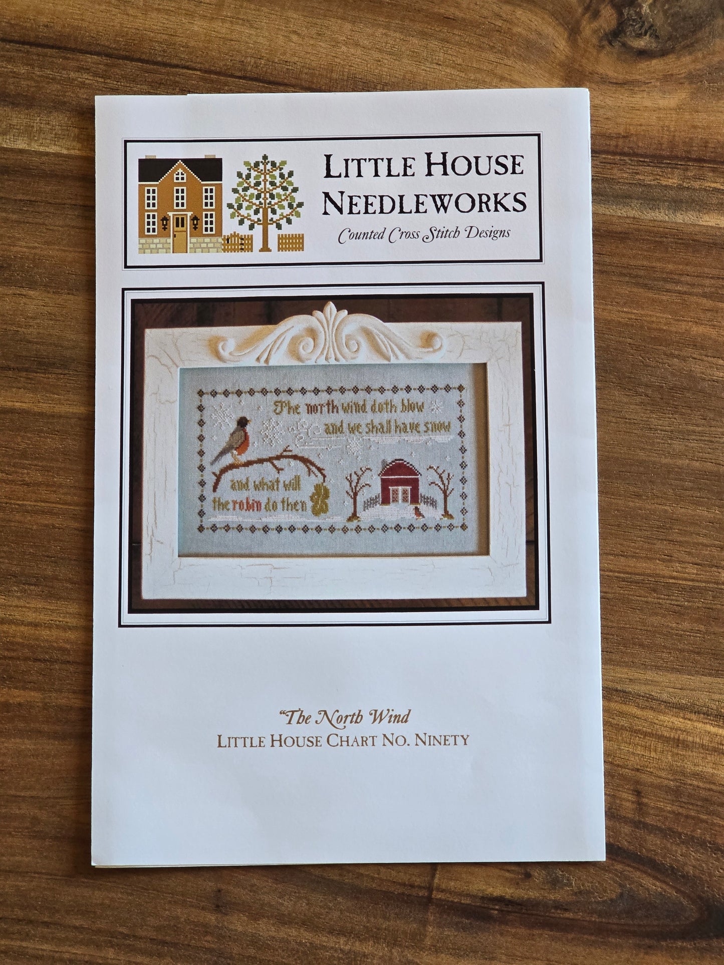 Little House Needleworks - The North Wind - No. Ninety - Cross Stitch Pattern