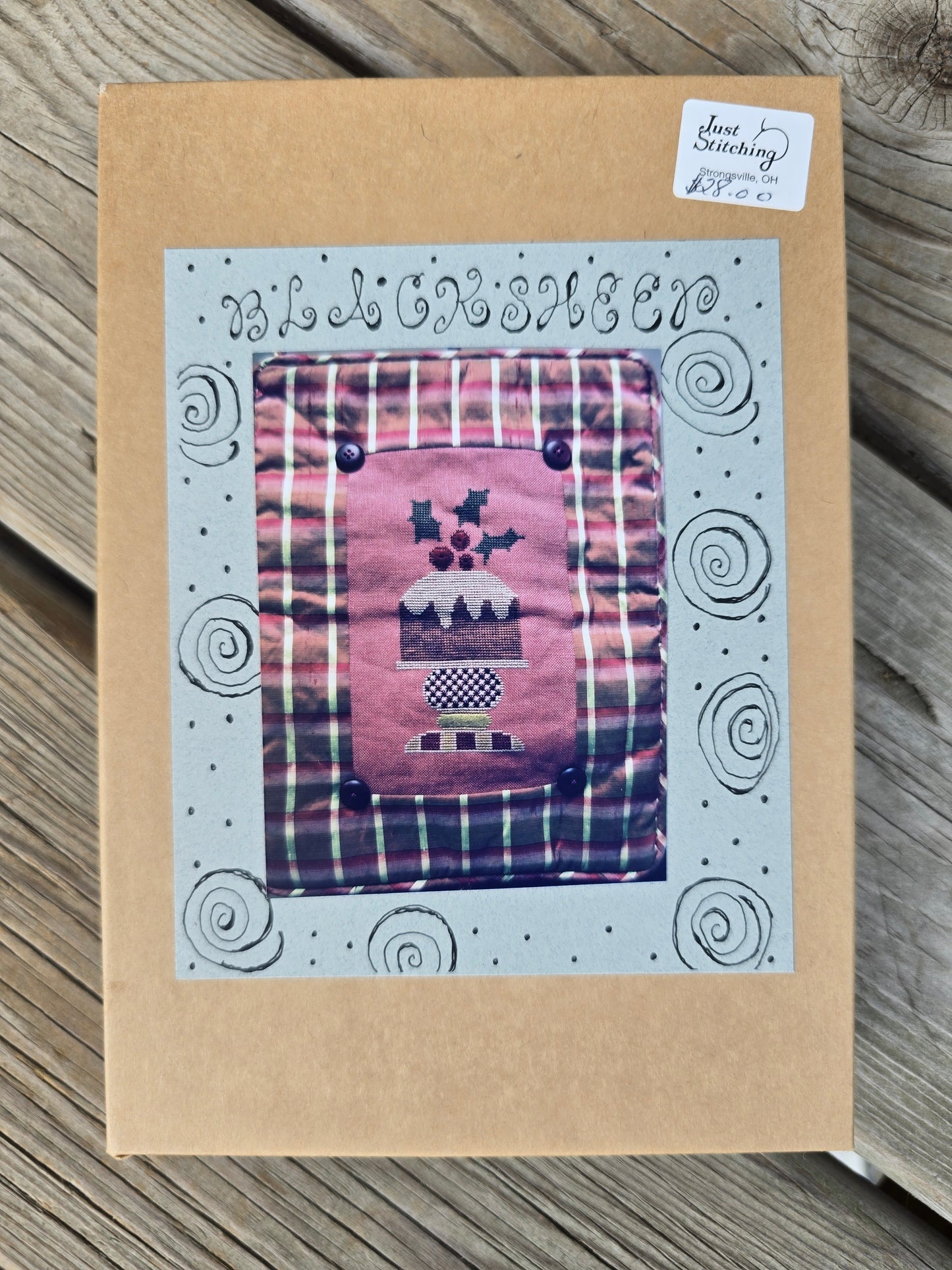 Blacksheep - Christmas Cake - Cross Stitch Kit