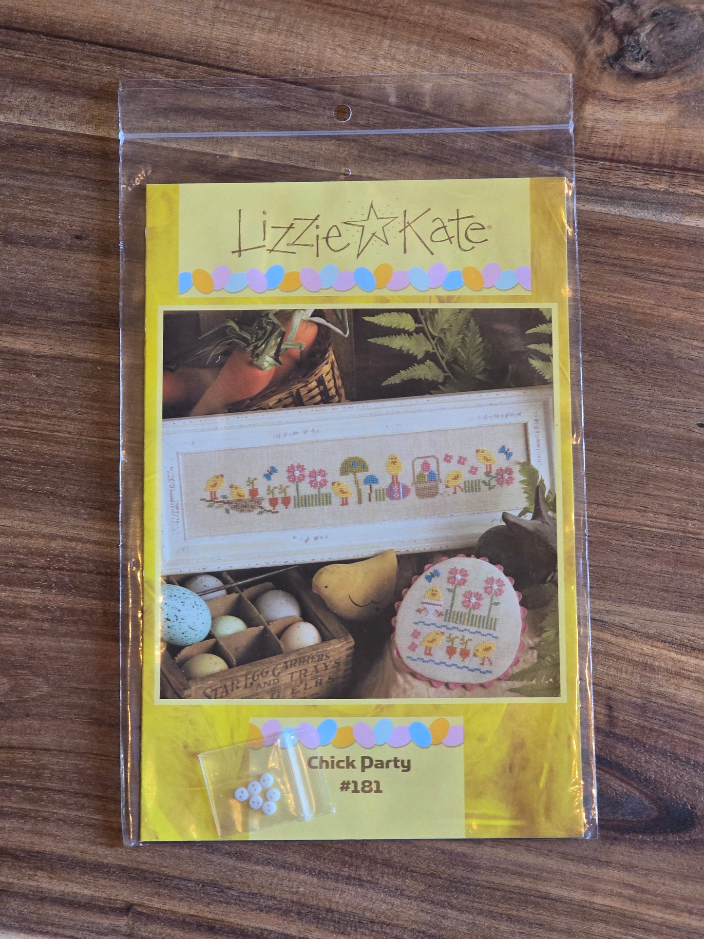 Lizzie Kate - Chick Party - #181 - Cross Stitch Pattern