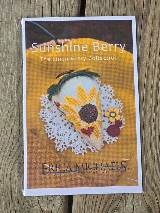 Erica Michaels - The Linen Berry Collection - Sunshine Berry - Cross Stitch Pattern