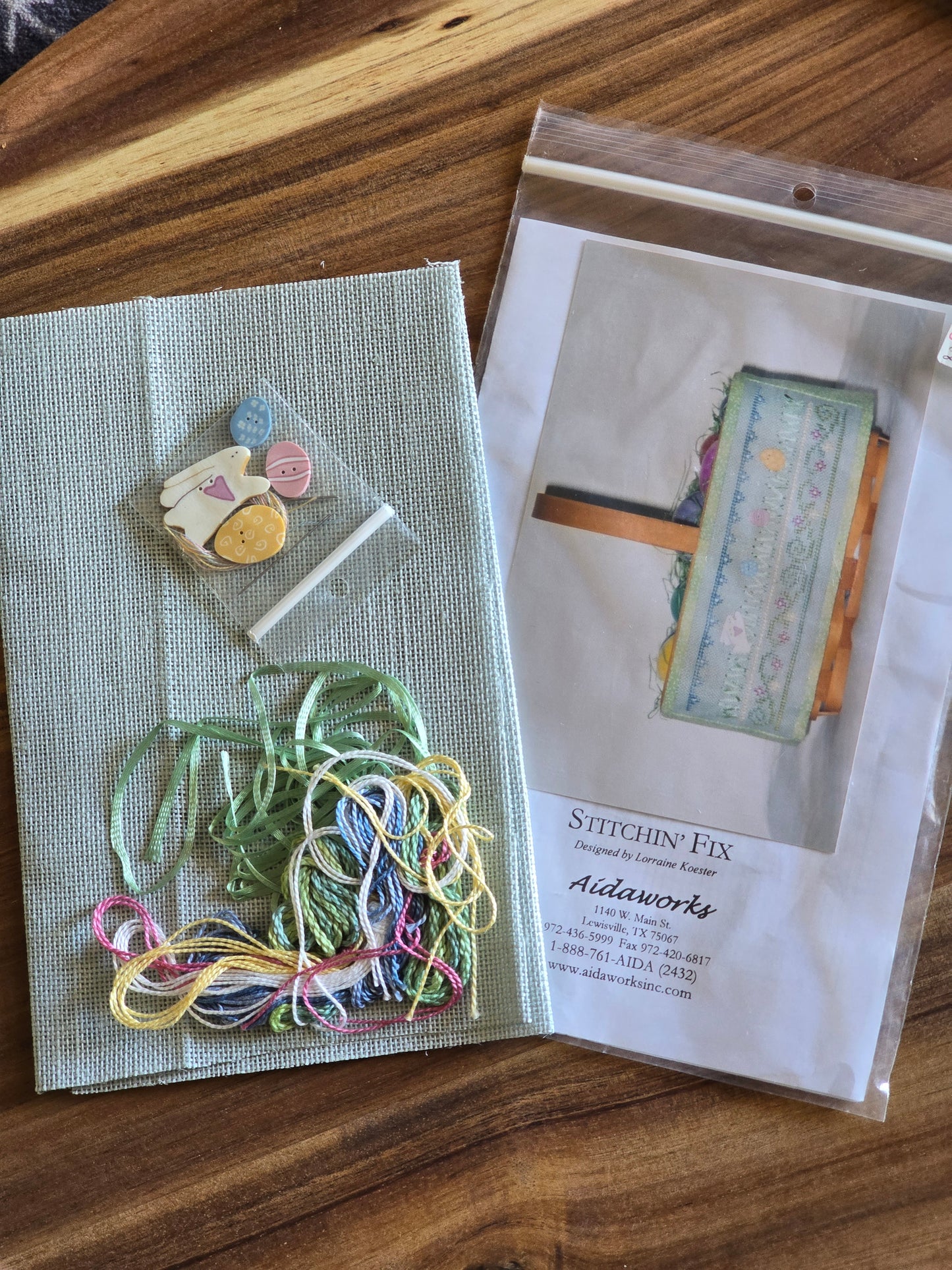 Aidaworks - Stitchin' Fix - Easter Basket - Cross Stitch Kit