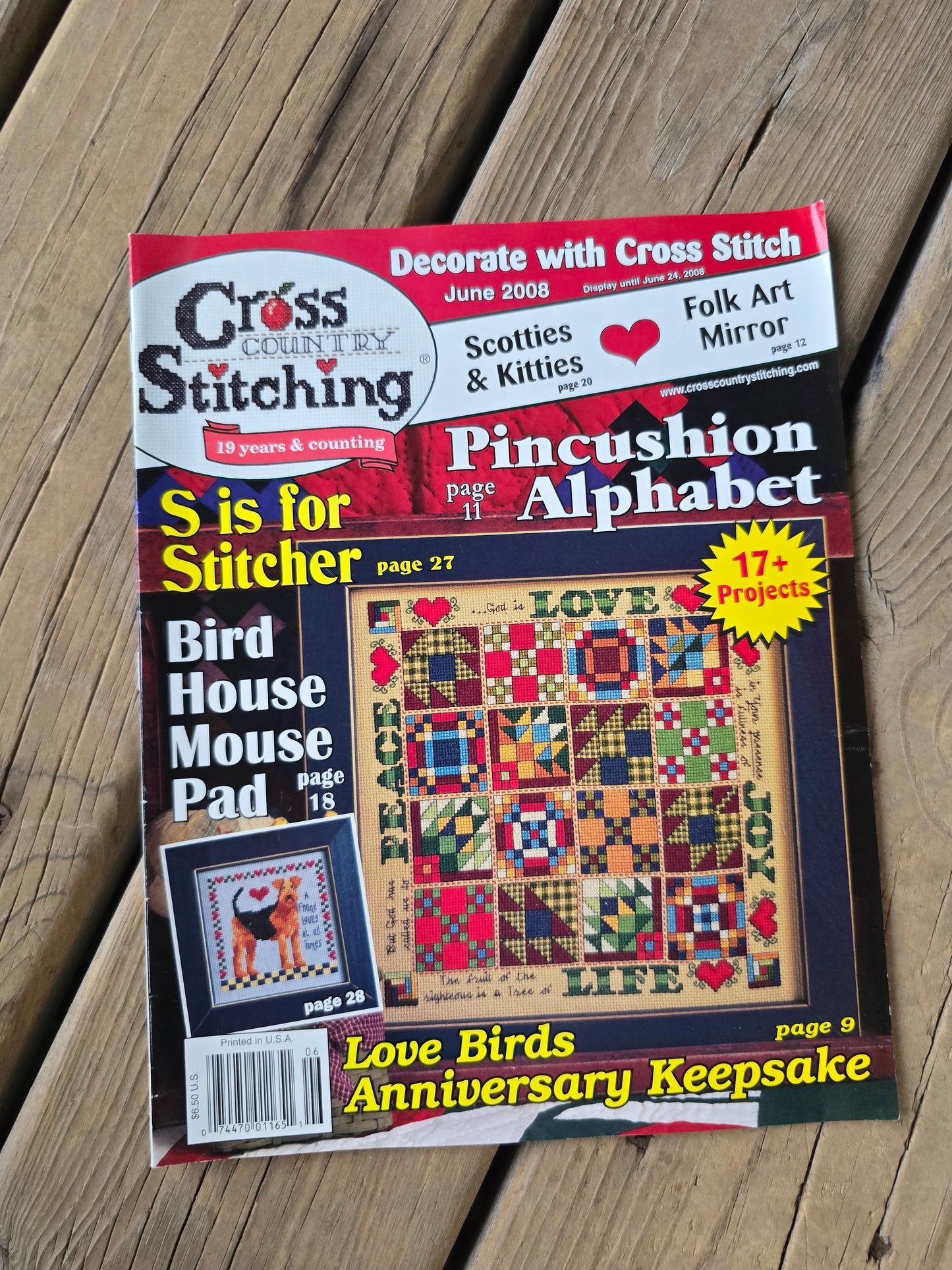 Cross Country Stitching Magazine - 2008 Bundle