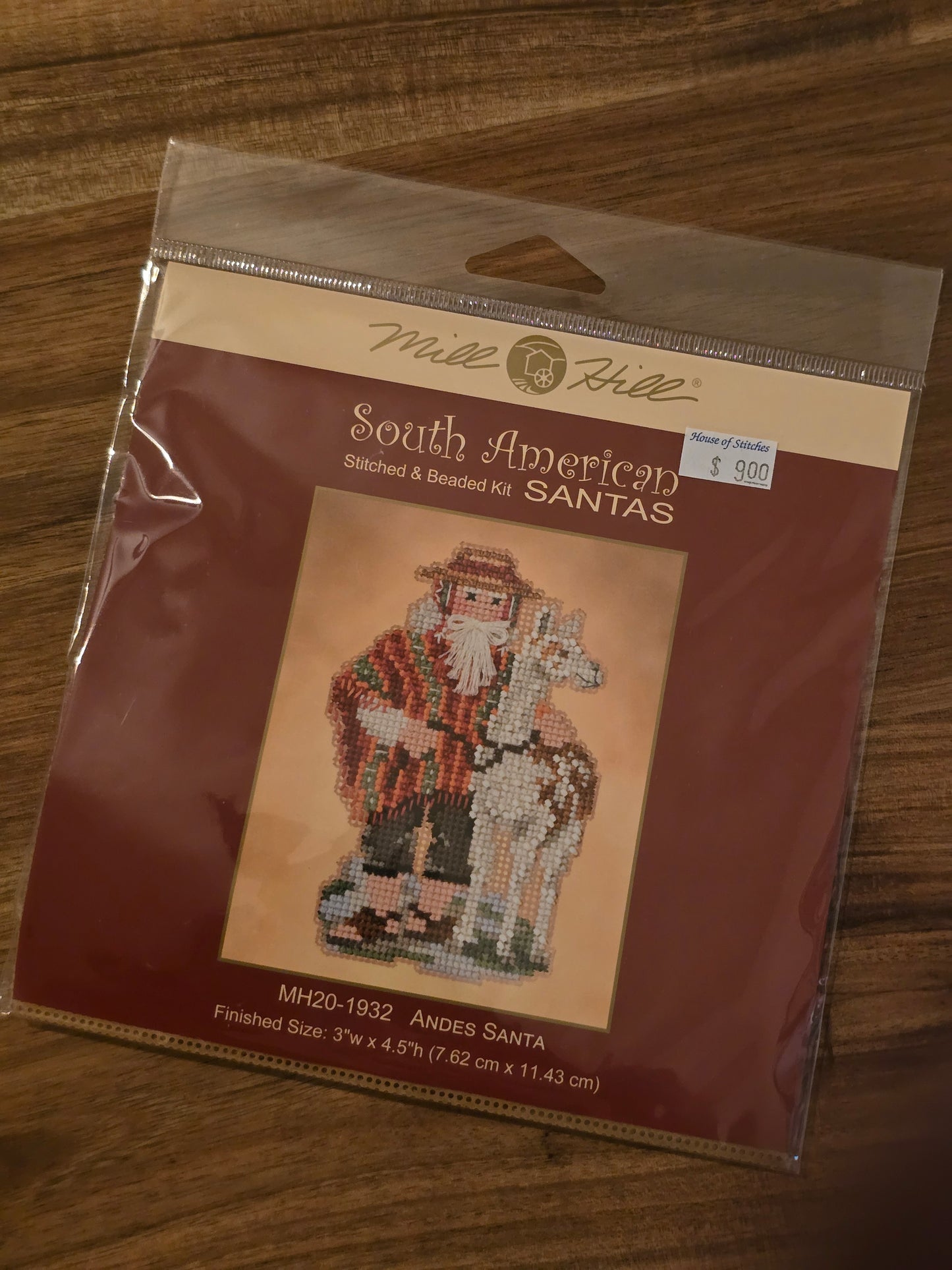 Mill Hill - South American Santas - Andes Santa - MH20-1932 - Cross Stitch Kit