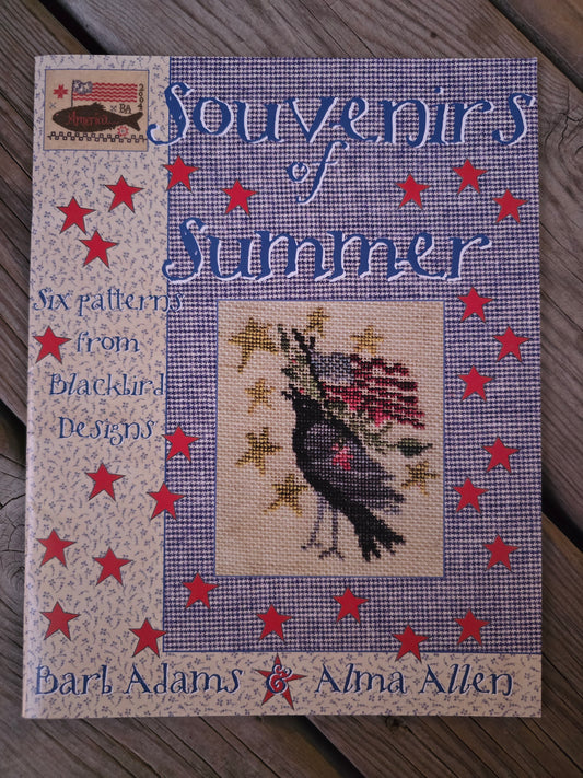 Blackbird Designs - Souvenirs of Summer - 6 Cross Stitch Patterns