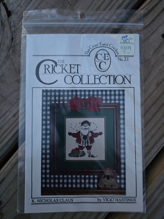 The Cross-Eyed Cricket Collection - The Cricket Collection - K. Nicholas Claus - Cross Stitch Pattern