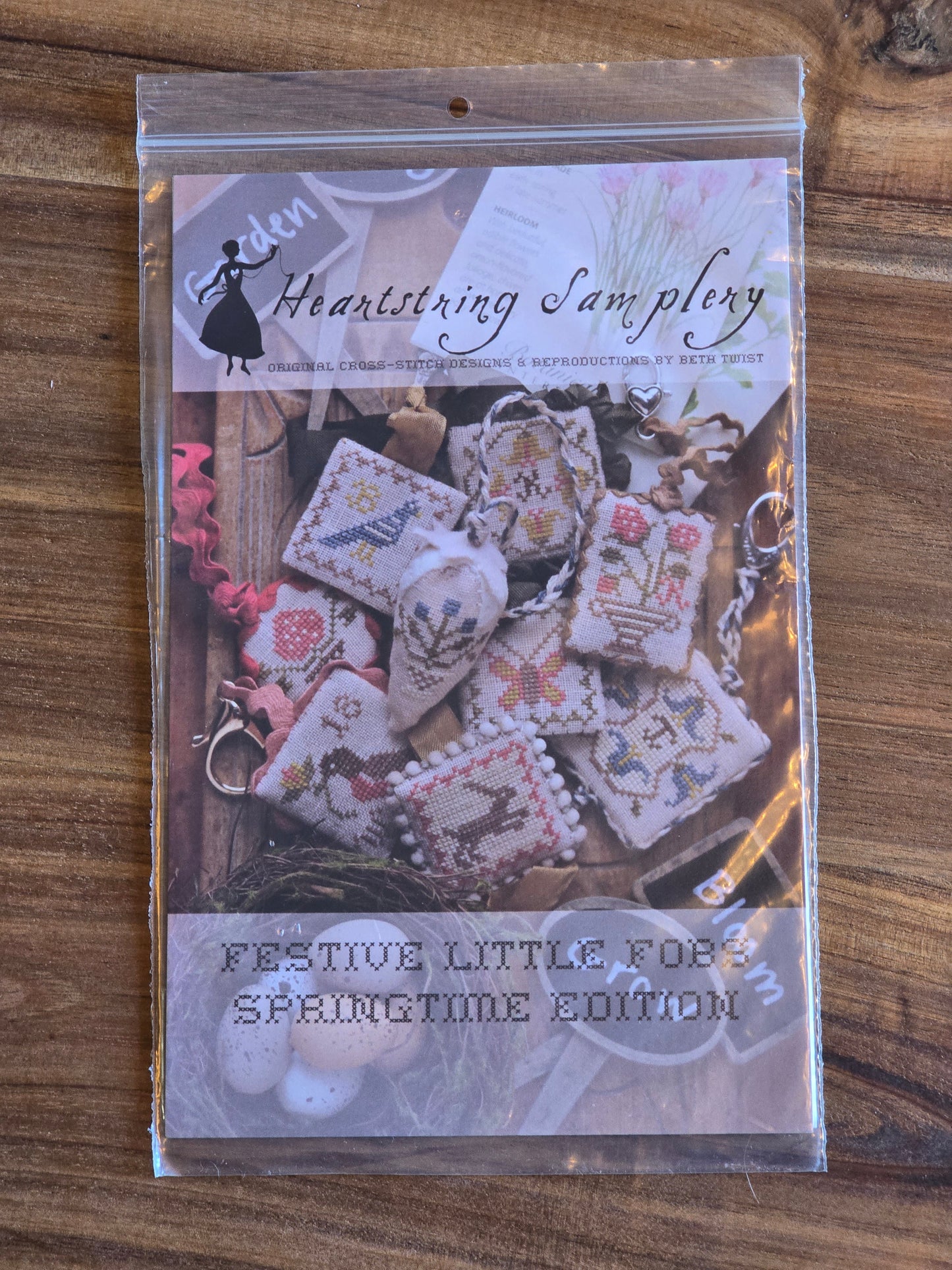 Heartstring Samplery - Festive Little Fobs Springtime Edition - Cross Stitch Pattern