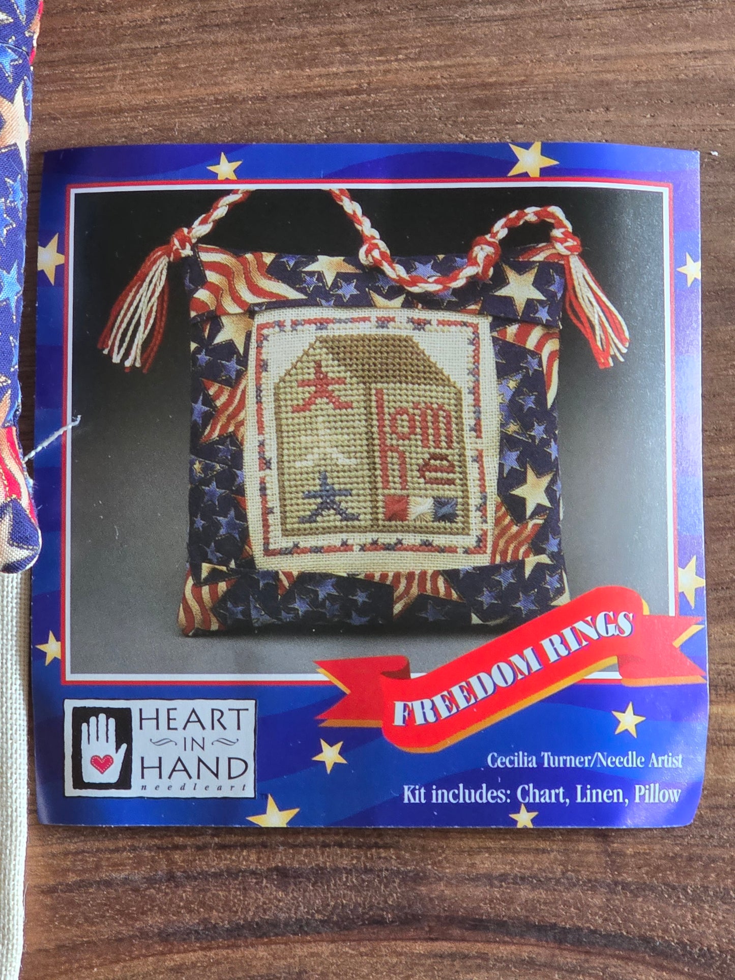 Heart in Hand - Freedom Rings - Cross Stitch Kit