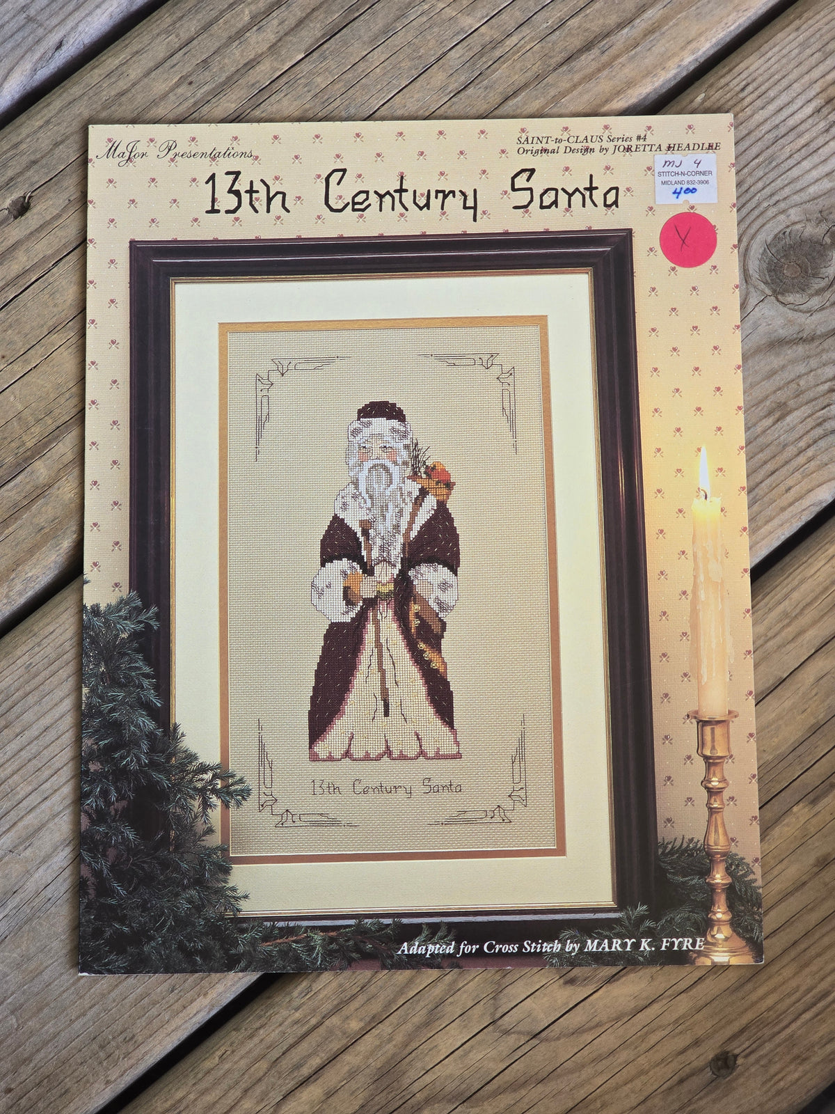 MaJor Presentations - 13th Century Santa - Cross Stitch Pattern
