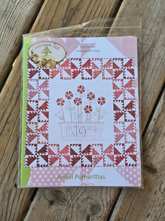 Crab-apple Hill - Joyful Poinsettias - Quilt Pattern