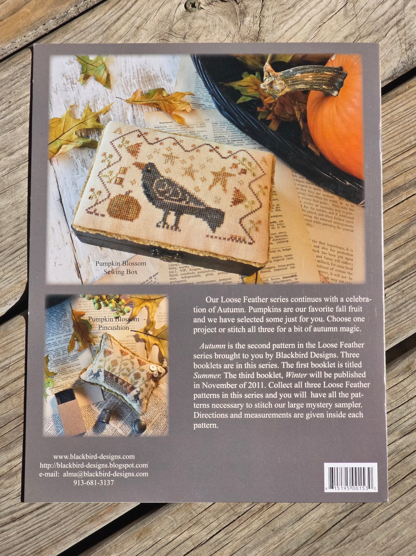Blackbird Designs - Loose Feathers Autumn - Part 2 of 3 - Cross Stitch Pattern