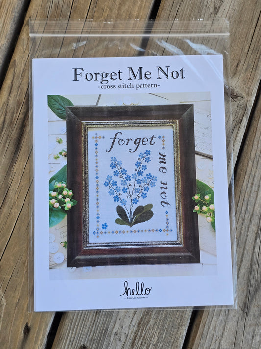 Hello From Liz Matthews - Forget Me Not - Cross Stitch Pattern