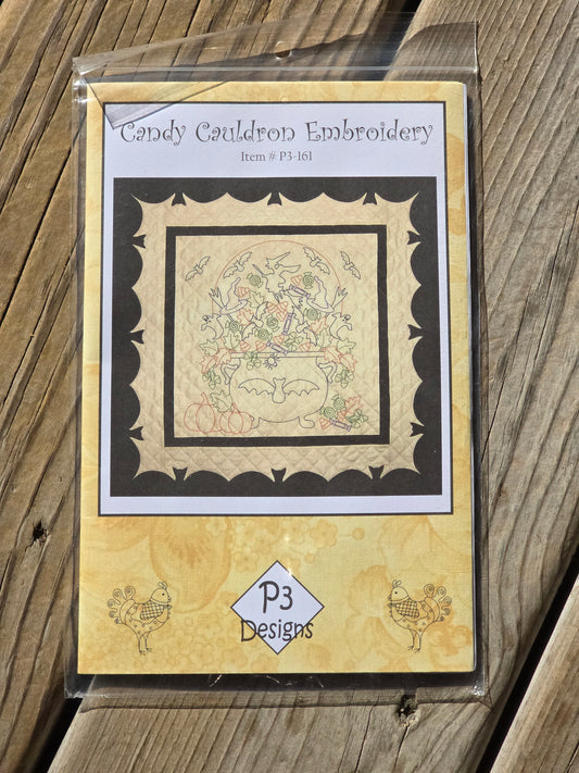 P3 Designs - Candy Cauldron Embroidery - Quilt Pattern