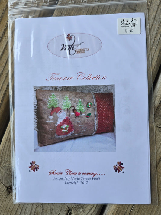 MTV Cross Stitch Designs - Treasure Collection - Santa Claus is Coming- Cross Stitch Pattern