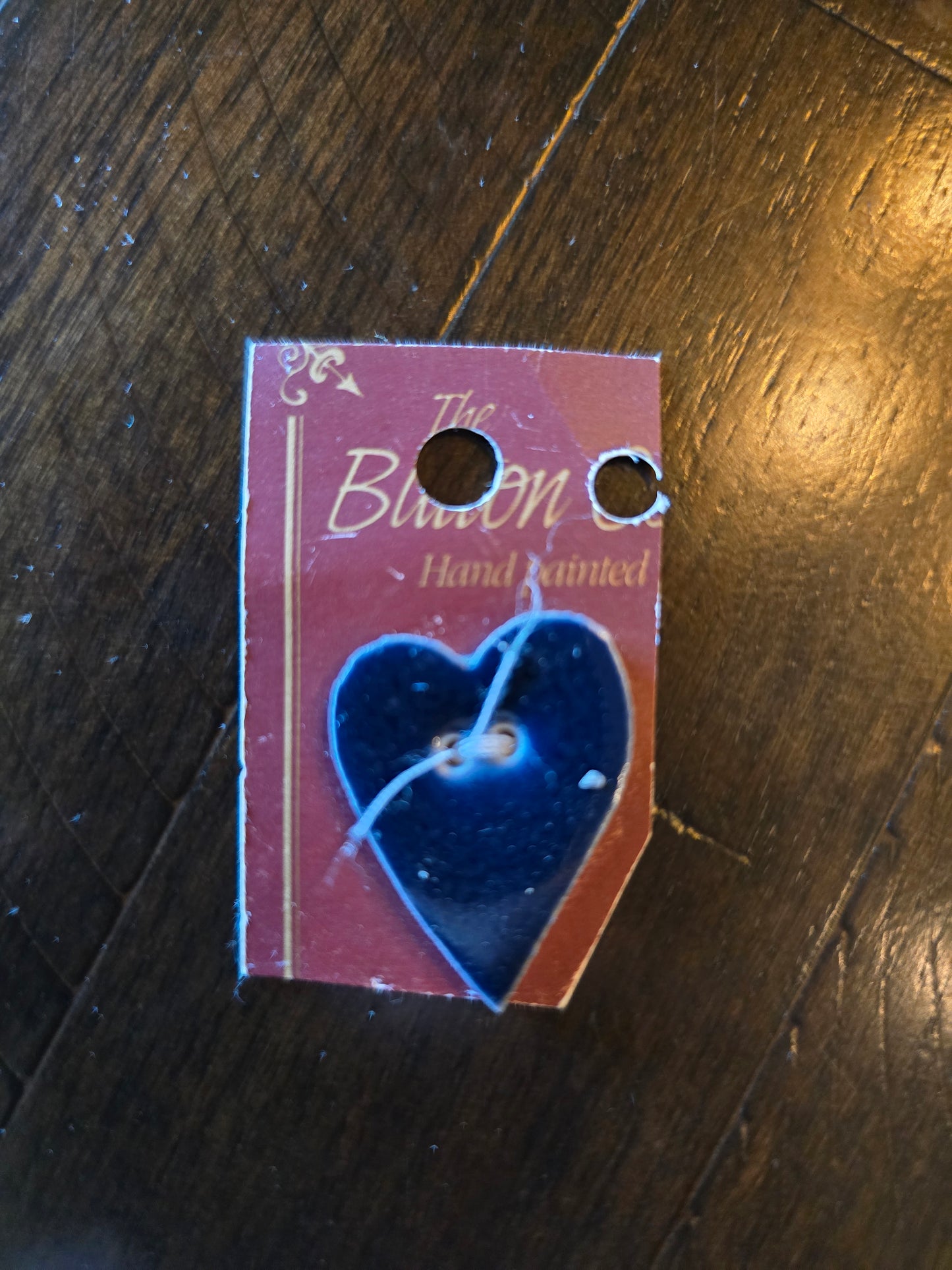 Ceramic Heart Buttons
