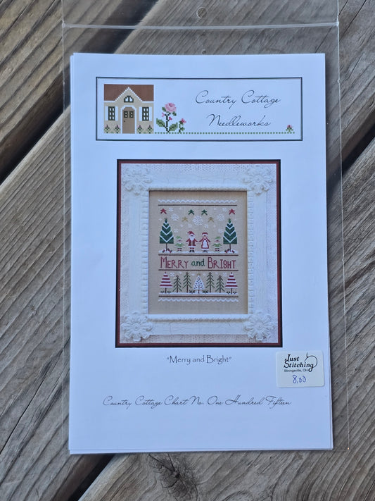 Country Cottage Needleworks - Merry and Bright  - Cross Stitch Pattern