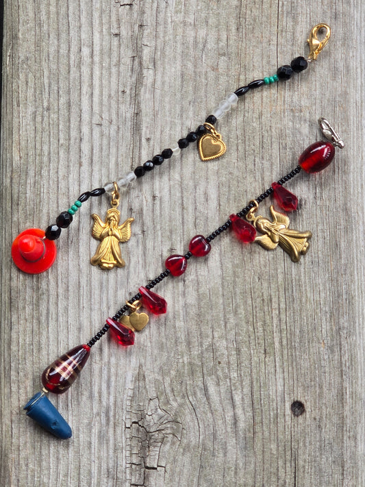 Beaded Angel Scissor Fobs - Handcrafted - Notions