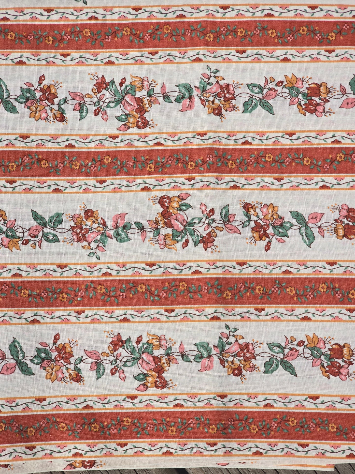 Wamsutta OTC - Georgia J Bonesteel Designs - Floral Stripe - Quilting Fabric - 3 Yards
