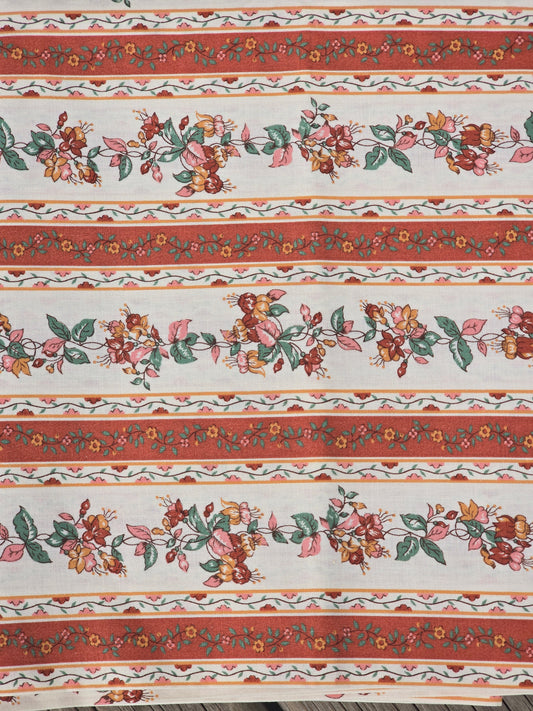 Wamsutta OTC - Georgia J Bonesteel Designs - Floral Stripe - Quilting Fabric - 3 Yards