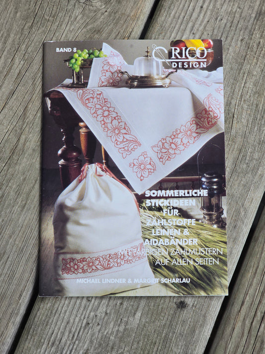 Rico Design - Summer Embroidery Ideas - Cross Stitch Pattern Band 8
