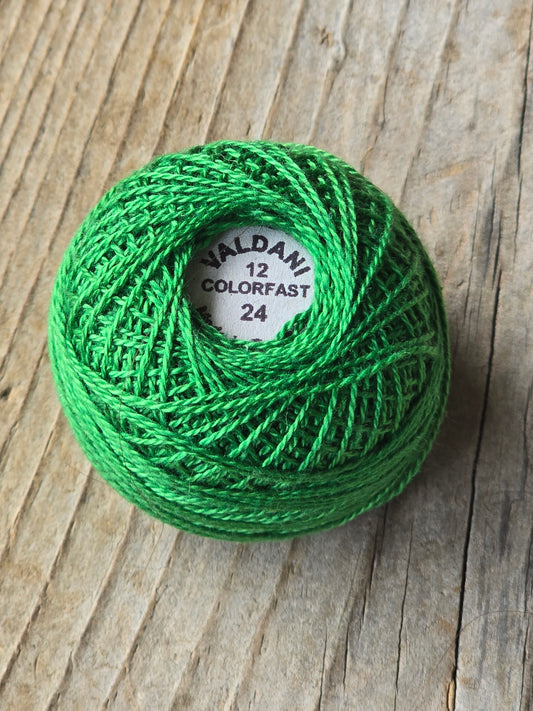 Valdani - Perle Cotton - Hand-Dyed - Size 12 - #24 - Thread