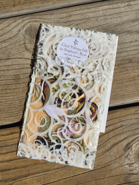 Shepherd's Bush - Glad Tidings Fob - Cross Stitch Pattern