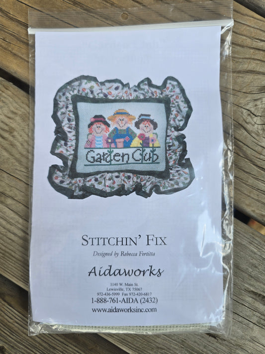 Aidaworks - Stitchin' Fix - Garden Club Ross Stitch Kit