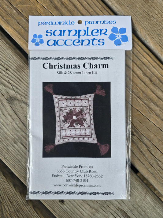 Periwinkle Promises - Sampler Accents - Christmas Charm - Cross Stitch Kit