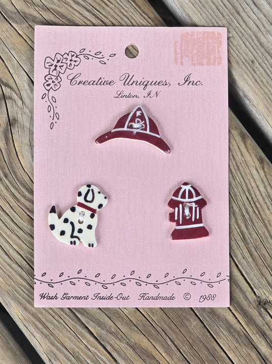 Creative Uniques, Inc - Fire Safety Buttons