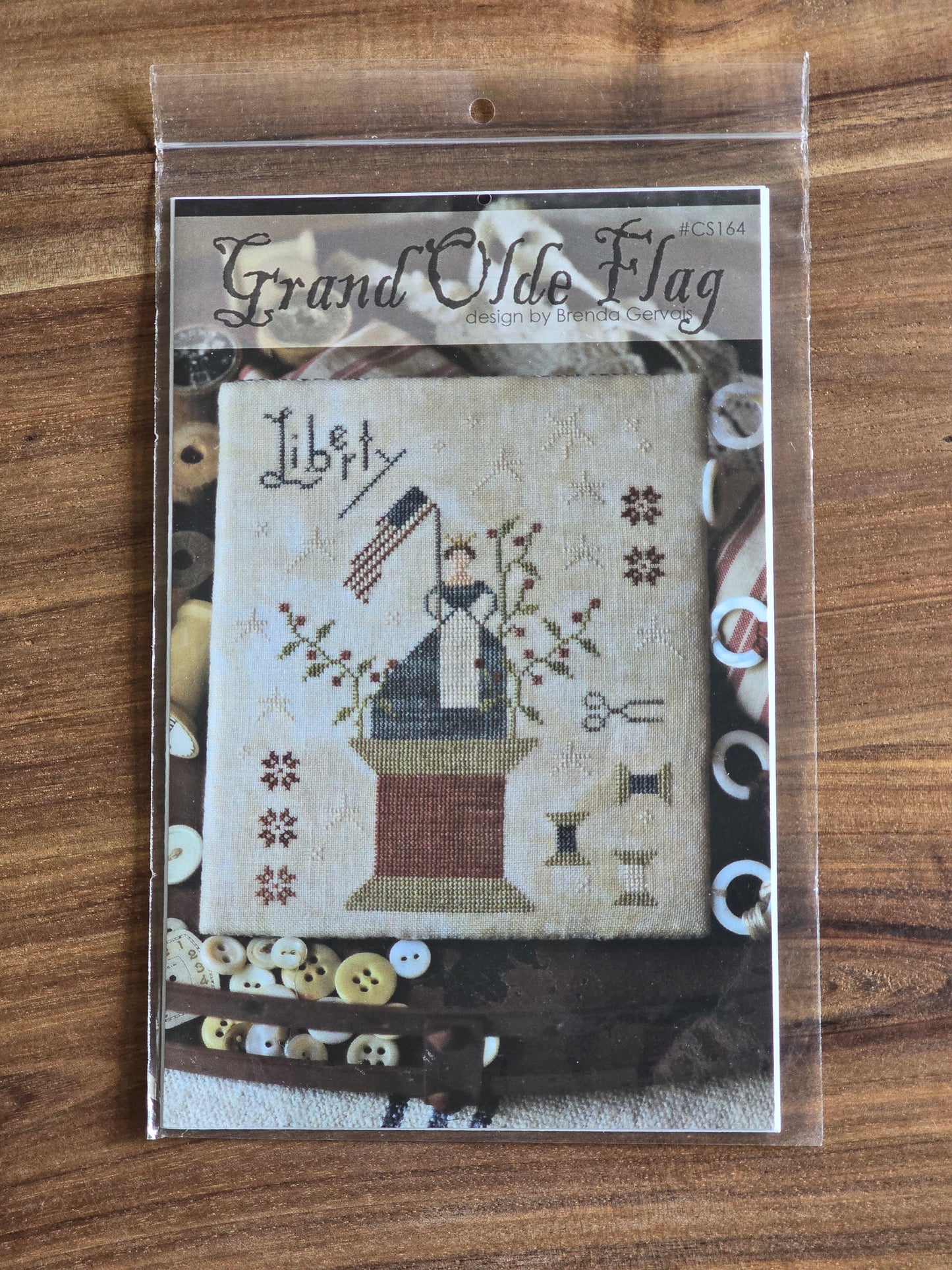 With Thy Needle & Thread - Grand Olde Flag - Cross Stitch Pattern