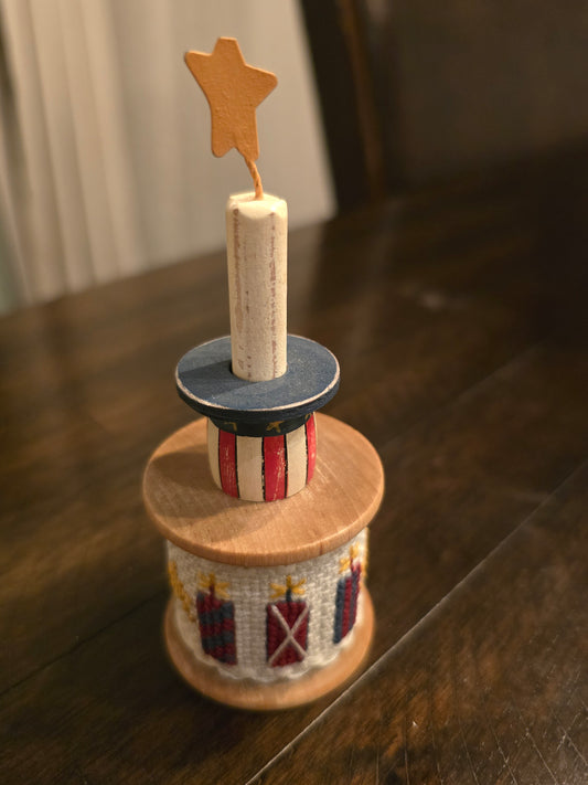 Faithwurks  - Fireworks- Seasonal Spool Decoration