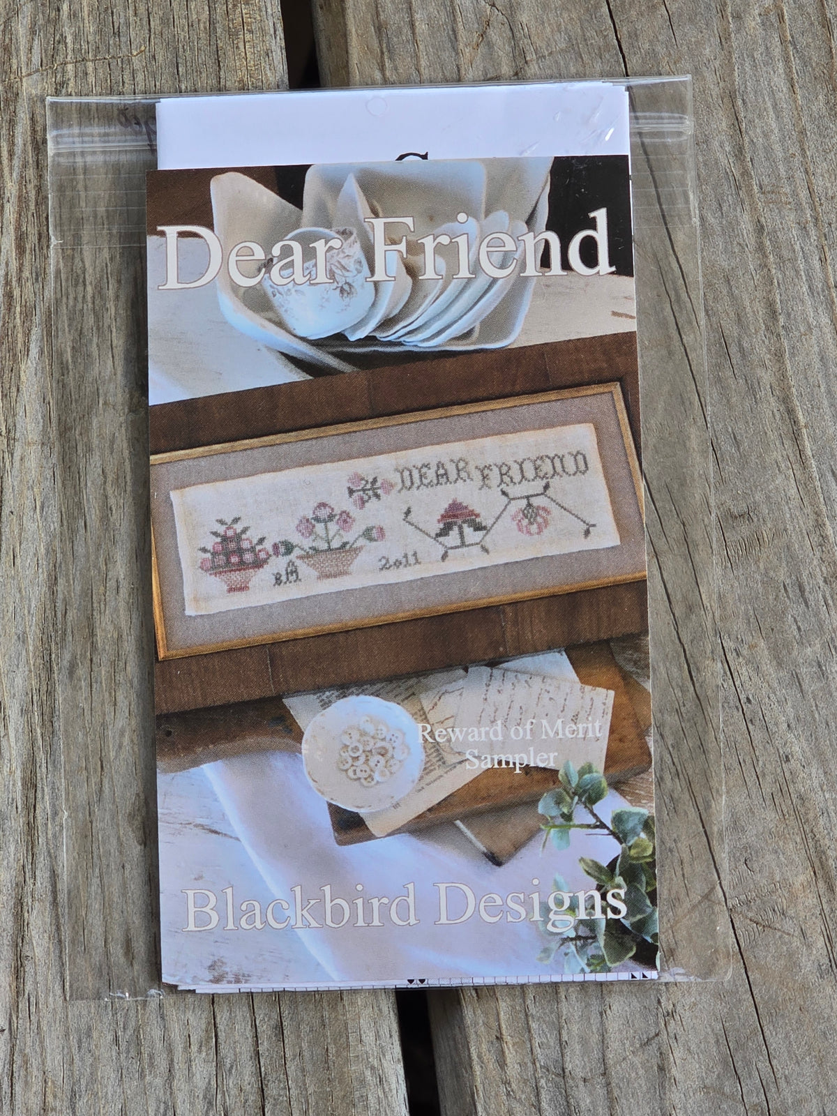 Blackbird Designs - Dear Friend - Reward of Merit Sampler - Cross Stitch Pattern