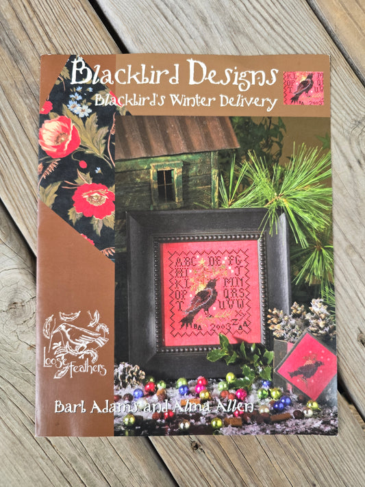 Blackbird Designs - Blackbird's Winter Delivery - Loose Feathers No. 5 - Cross Stitch Pattern