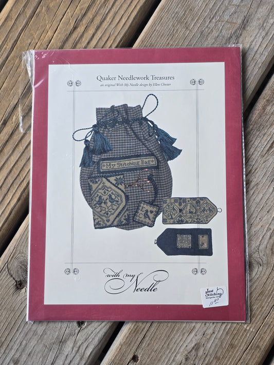 With My Needle - Quaker Needlework Treasures - Cross Stitch Pattern