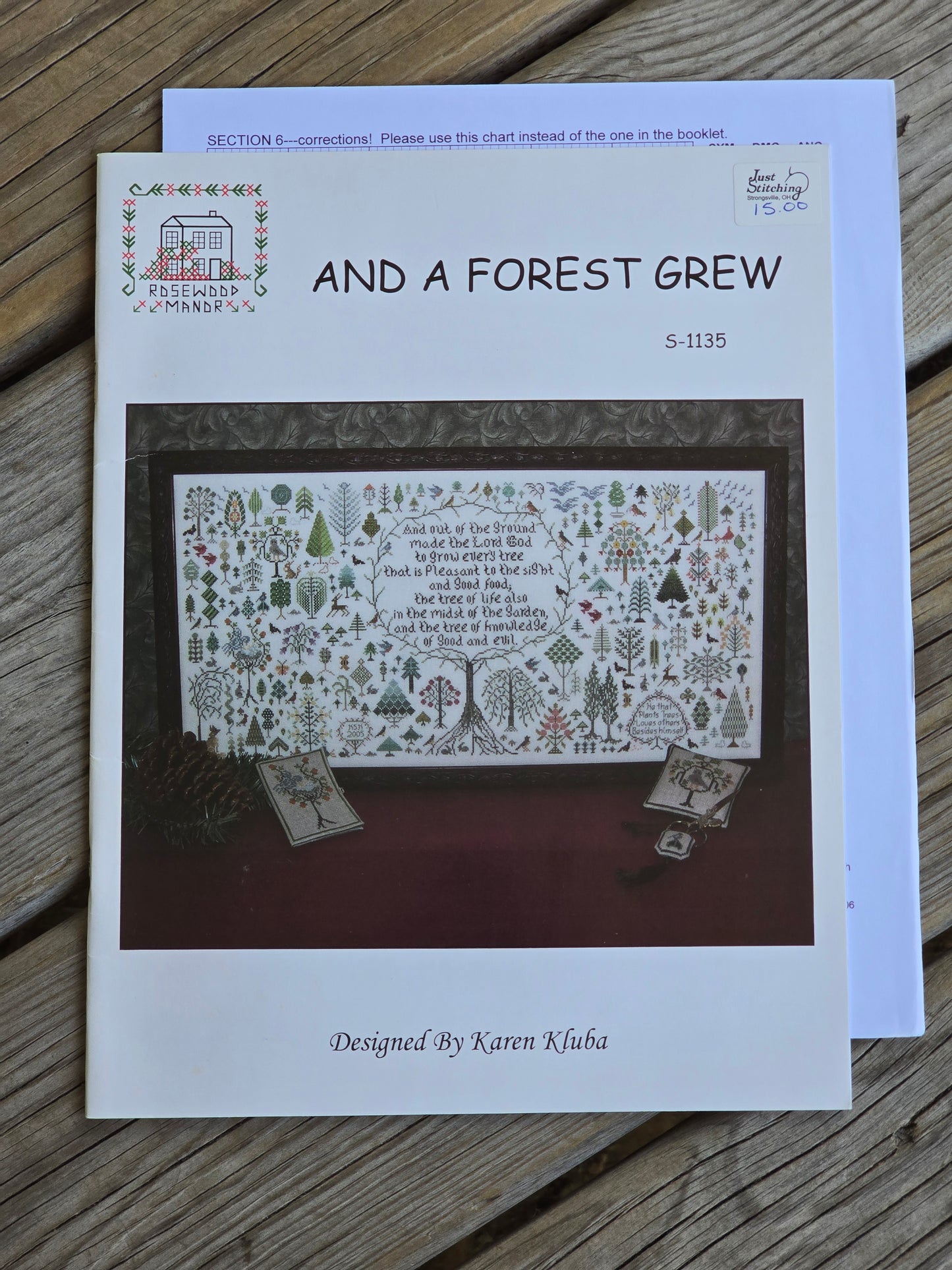 Rosewood Manor - And A Forest Grew - Cross Stitch Pattern