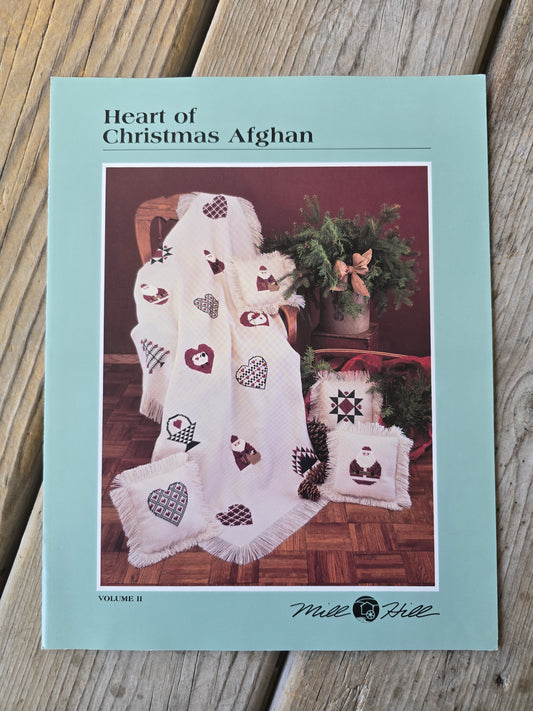 Mill Hill - Heart of Christmas Afghan - Cross Stitch Pattern Leaflet