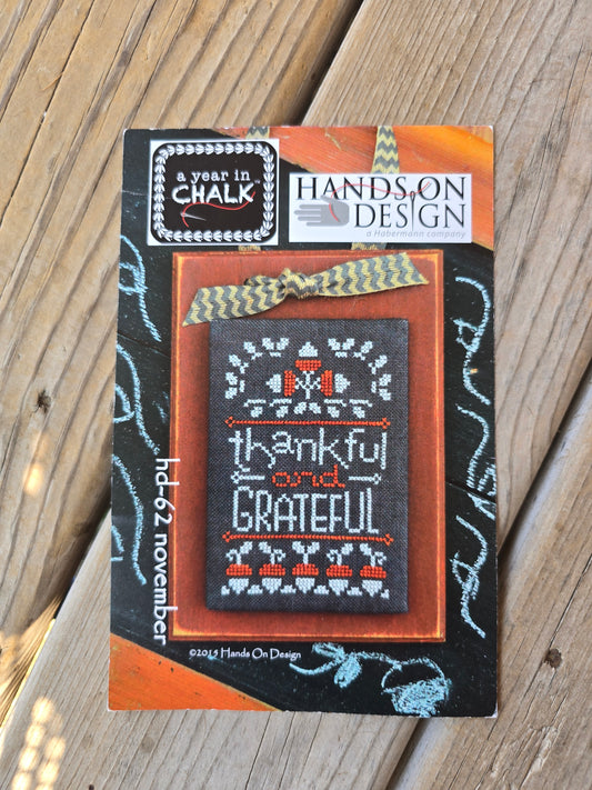 Hands on Design - November HD-62 - Cross Stitch Pattern