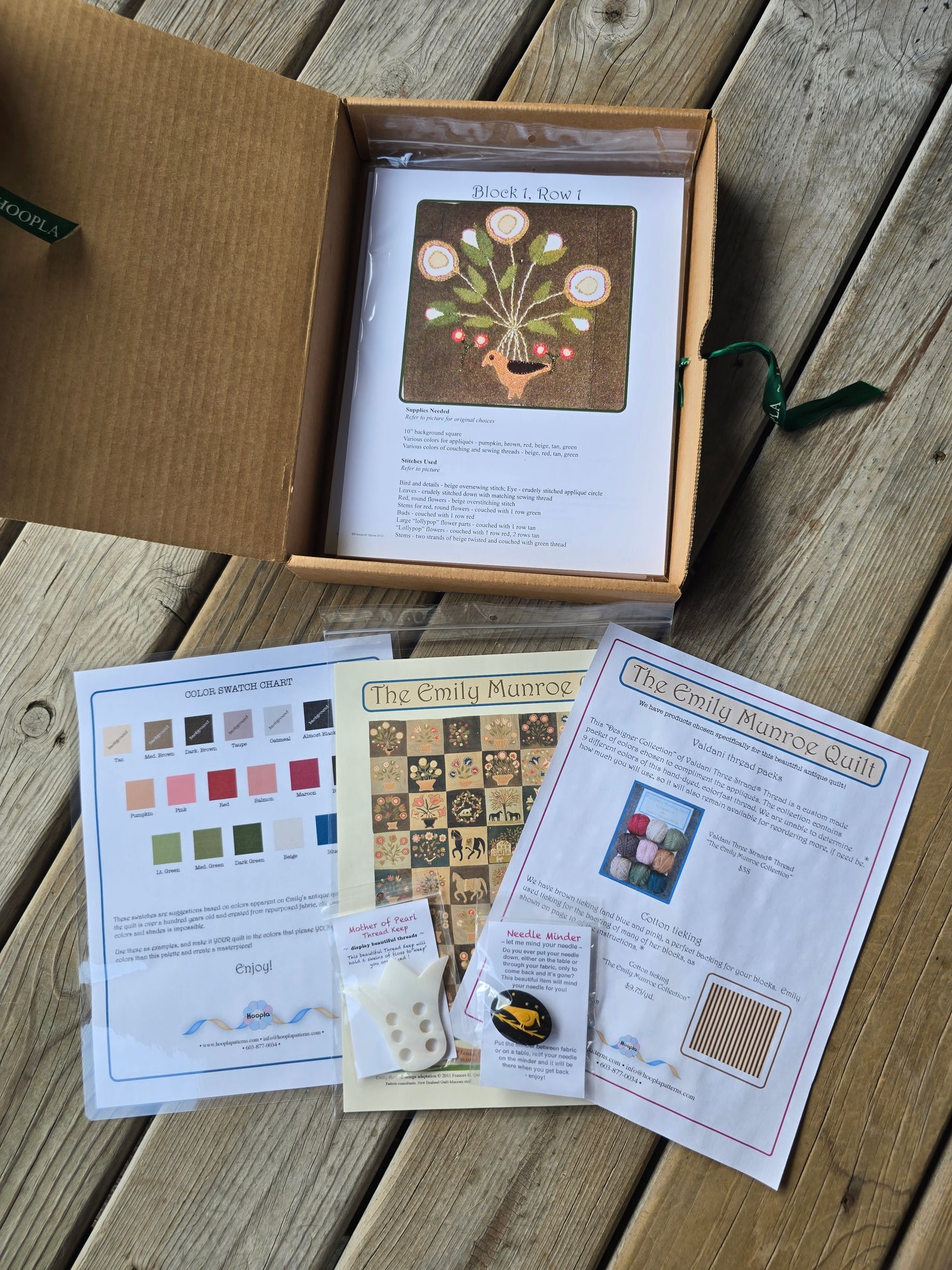 The Emily Munroe Quilt - Wool Boxed Quilt Pattern