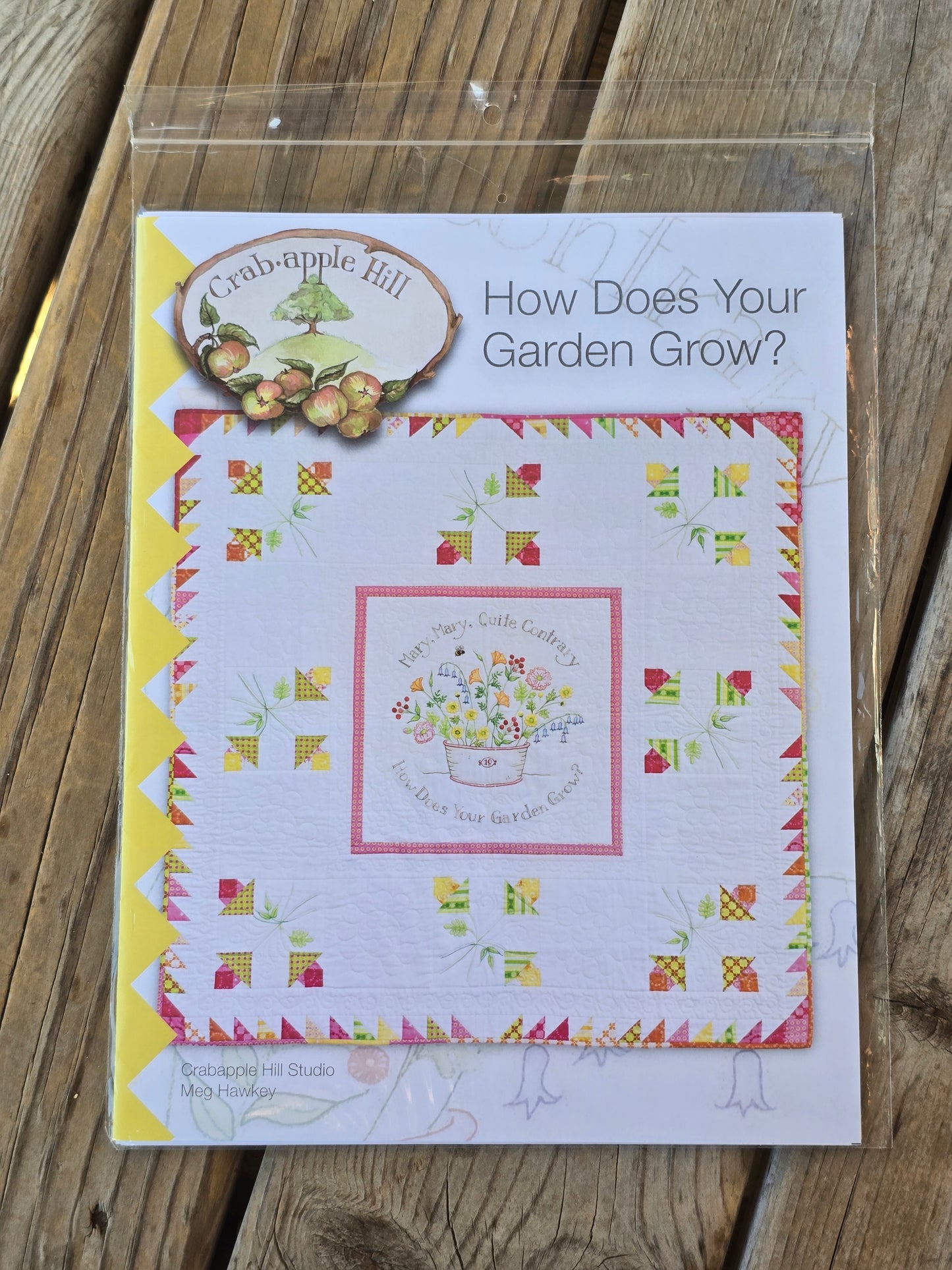 Crab-apple Hill - How Does Your Garden Grow? - Quilt Pattern