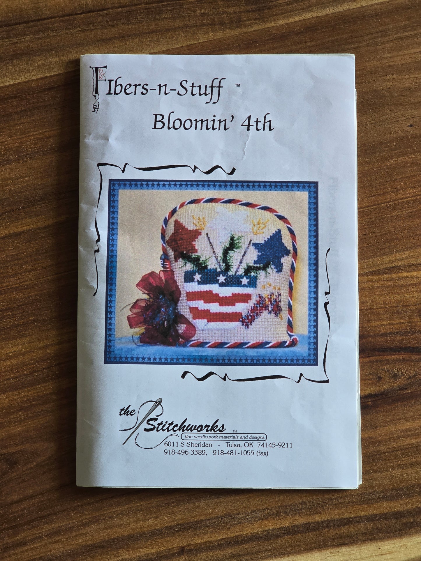 The Stitchworks - Fibers-n-Stuff - Bloomin' 4th - Cross Stitch Kit