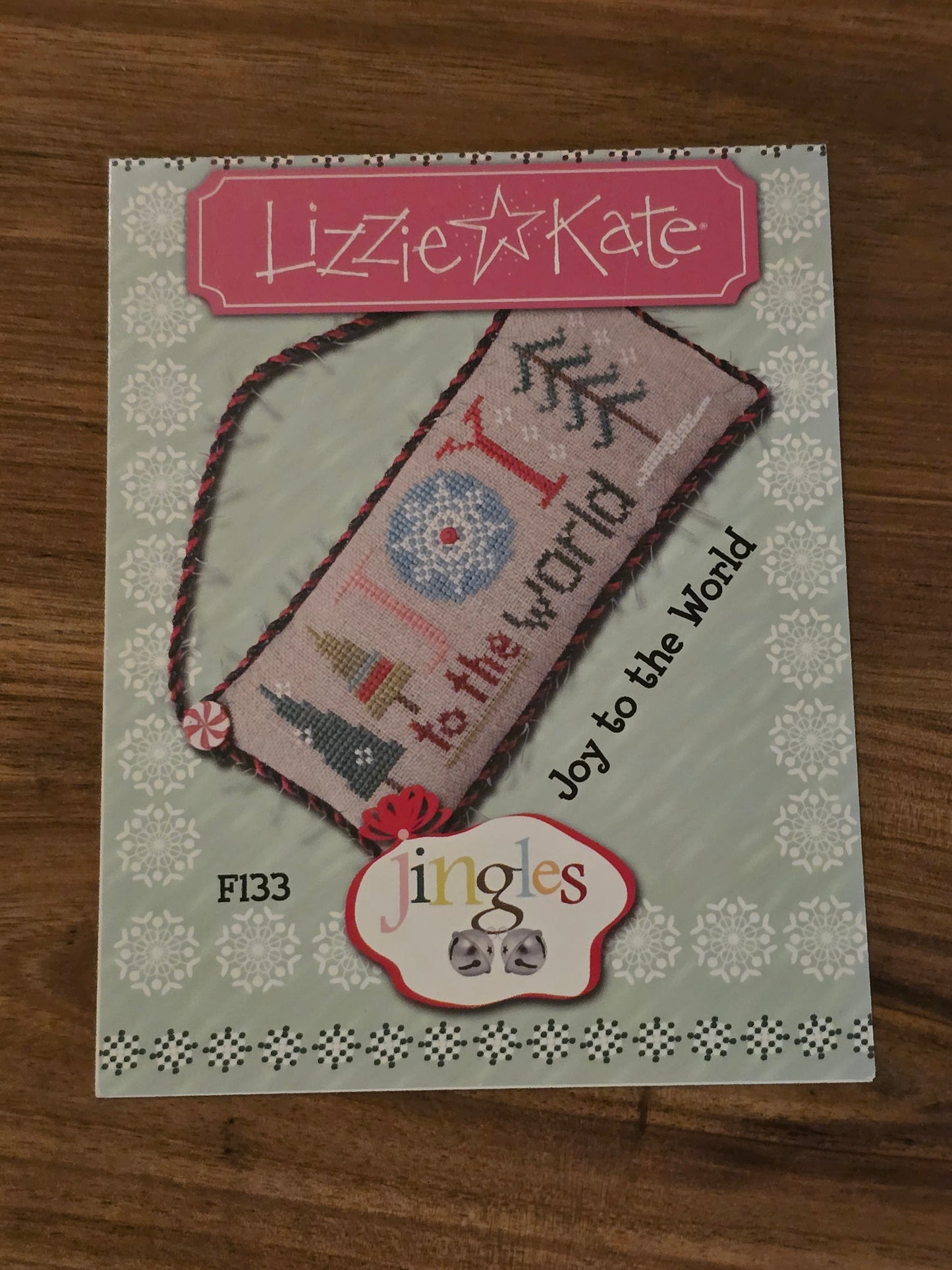 Lizzie Kate - Jingles - Joy to the World - F133 - Cross Stitch Pattern
