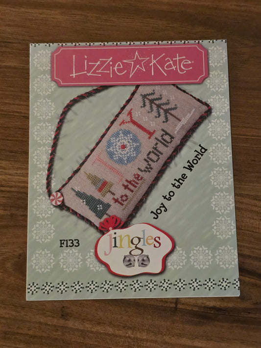 Lizzie Kate - Jingles - Joy to the World - F133 - Cross Stitch Pattern
