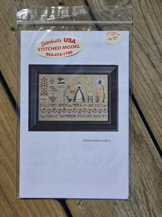 Shakespeare's Peddler - Weeds Make Haste - Cross Stitch Pattern