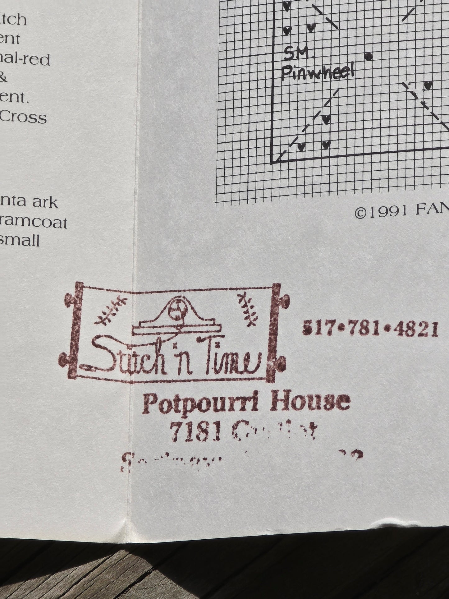 Fanci That - Collectibles - Red, White, Blue & Santa Too! - Cross Stitch Pattern
