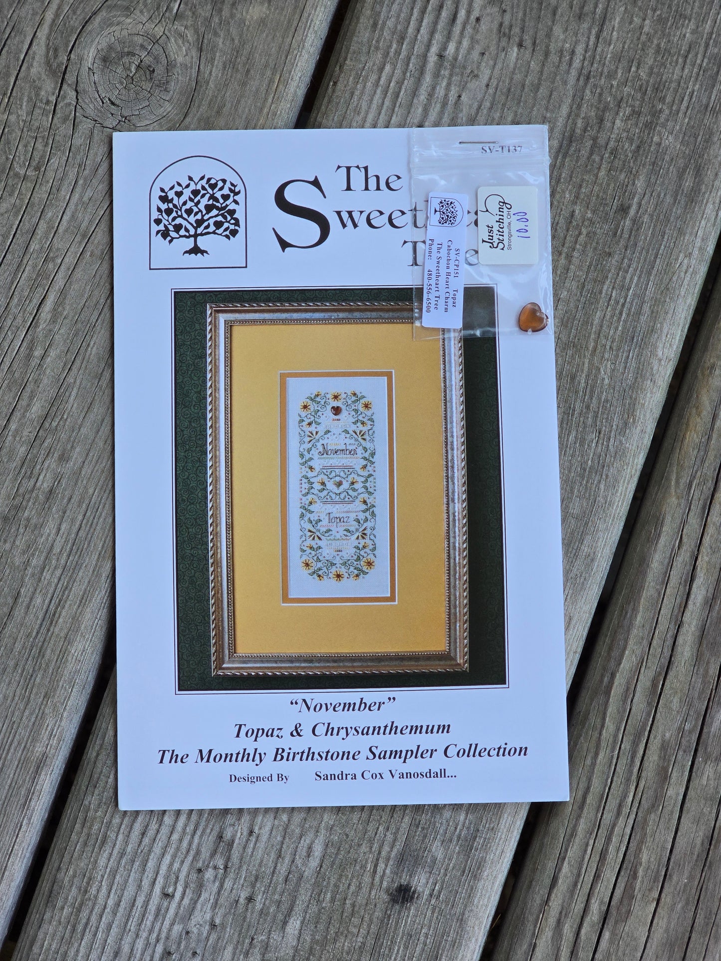 The Sweetheart Tree - November - Cross Stitch Pattern