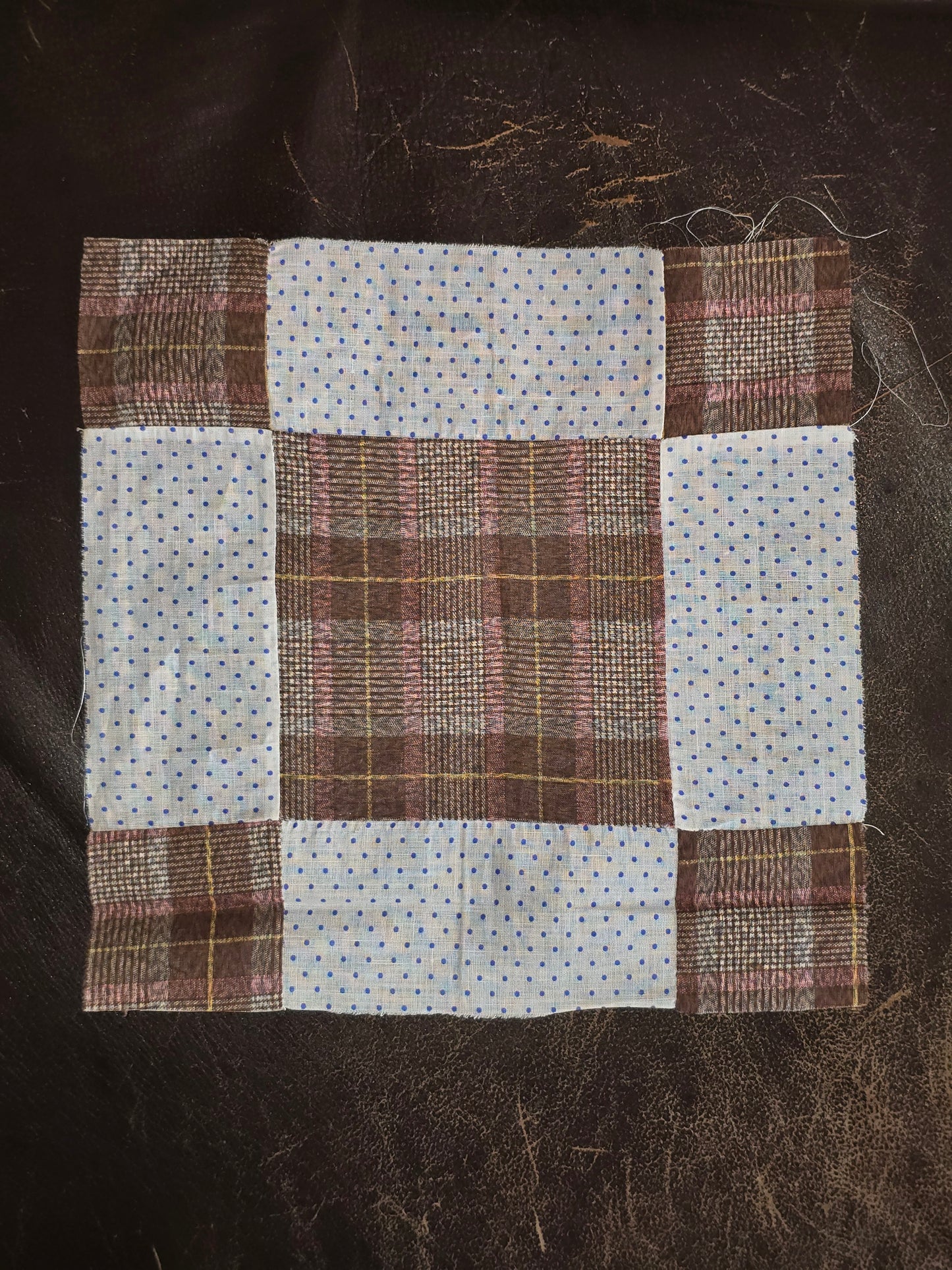 Vintage 9 Patch Variation Quilt Blocks - Quantity 20