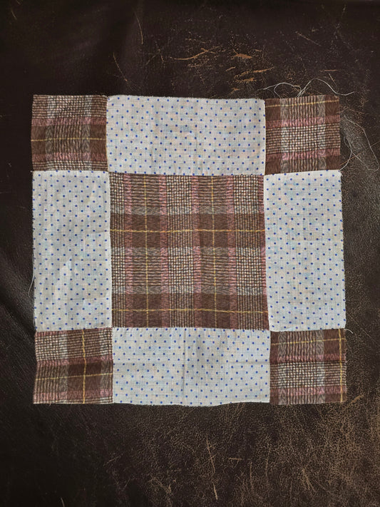 Vintage 9 Patch Variation Quilt Blocks - Quantity 20