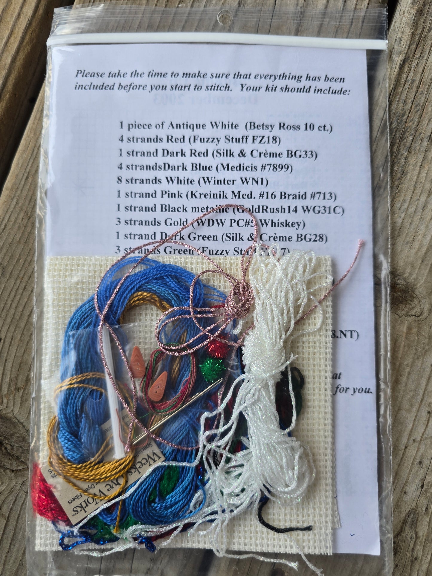 Aidaworks - Stitchin' Fix - Bundle Up - Cross Stitch Kit